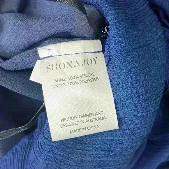 Shona Joy Safira Cut Out Backless Mini Dress in Aegean Blue Size 6 - Picture 11 of 14